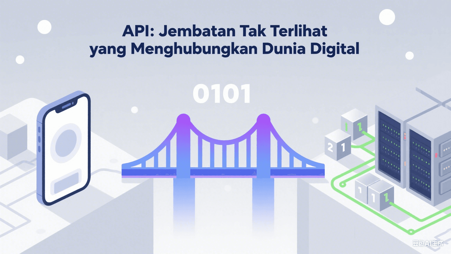 Gambar untuk API: Jembatan Tak Terlihat yang Menghubungkan Dunia Digital