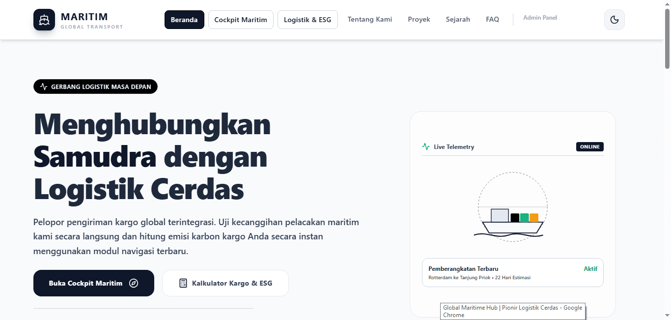 Samudra Global Maritime Hub – Pionir Logistik Cerdas